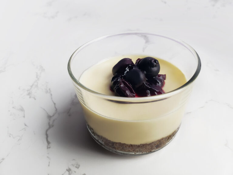 Pawpaw Posset with Molasses Cookie Crumble